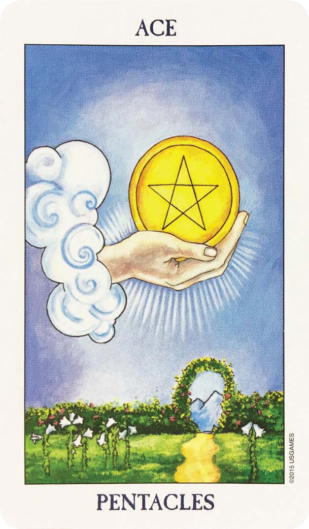 Ace of pentacles картинка